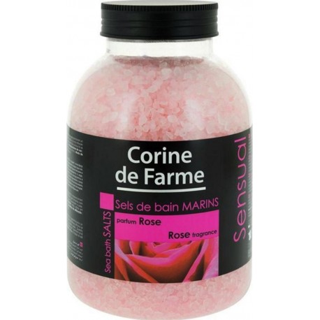 Corine de Farme Sels de Bain Marins Parfum Rose 1,3Kg (lot de 4)