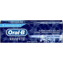 Oral-B Dentifrice 3D White Artic Fresh 75ml (lot de 3)
