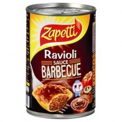 Zapetti Ravioli Sauce Barbecue 400g (lot de 6)