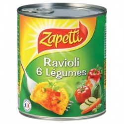 Zapetti Ravioli Aux 6 Légumes 800g (lot de 6)
