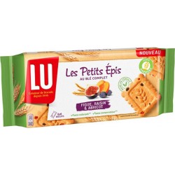 LU Les Petits Épis au Blé Complet Figue Raisin & Abricot 300g (lot de 6)