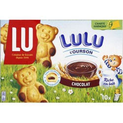 LU Lulu L’Ourson Chocolat Riche en Lait 300g (lot de 6)