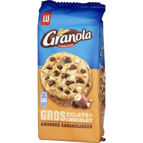 LU Granola L’Original Gros Éclats de Chocolat & Amandes Caramélisées 184g (lot de 6)