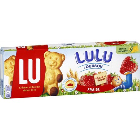 LULU L'OURSON LU Gâteaux chocolat 150g (lot de 3) 