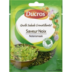 Ducros Quelle Salade Croustillante Saveur Noix Mélange à Saupoudrer 20g (lot de 8)