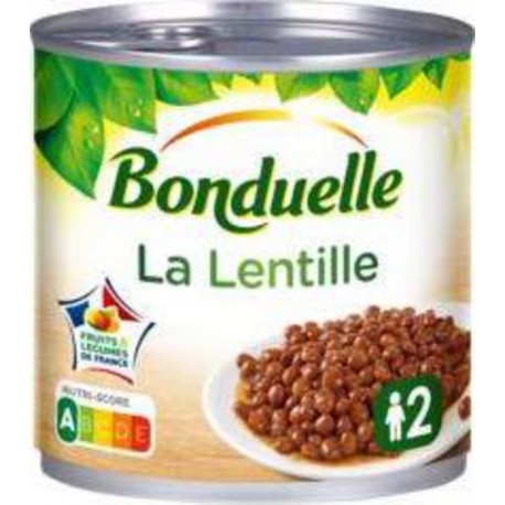 BONDUELLE BOND LENTILLE ORIGINE FR 265 G