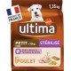 ULTIMA Croquettes Chiens Petits Gabaris stérilisé Poulet Légumes 1,35Kg