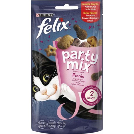 FELIX PARTY MIX PICNIC MIX SNACK CHAT 60G