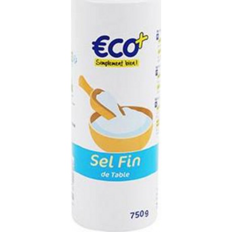 Sel fin Eco+ Boîte verseuse 750g