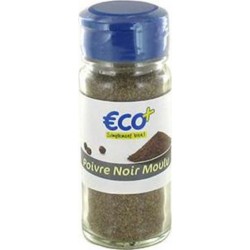 Poivre noir moulu Eco+ 44g