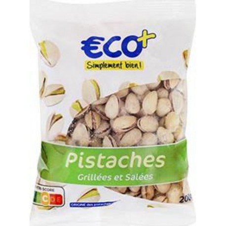 Pistaches grillées à sec Eco+ 200g