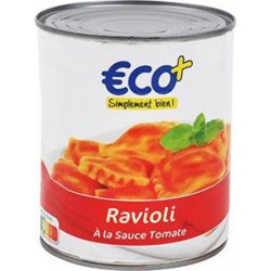 Raviolis à la sauce tomate Eco+ 800g