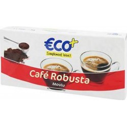 Café moulu Eco+ Robusta 4x250g