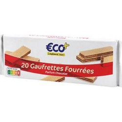 Gaufrettes chocolat Eco+ 190g