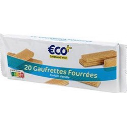 Gaufrettes vanille Eco+ 190g
