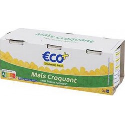 Mais croquant Eco+ x3 140g