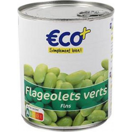 Flageolets verts fins Eco+ 530g