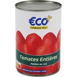 Tomates entières pelées Eco+ 240g