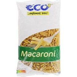 Pâtes Eco+ Macaroni 1Kg