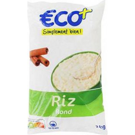 Riz rond Eco+ 1Kg