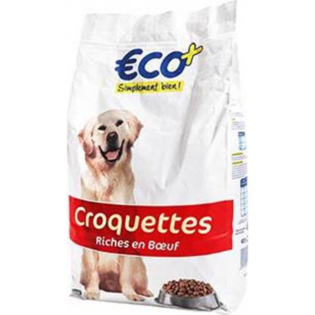 Croquettes chiens Eco+ Adulte Viande 4Kg