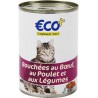 Bouchées pour chats Eco+ Boeuf poulet légumes 410g