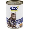 Pâtée pour chats Eco+ poisson et à la carotte 410g