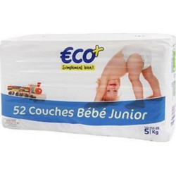 Couches Bébé Eco+ T5 x52 changes