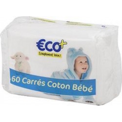 Carré coton bébé Eco+ x60