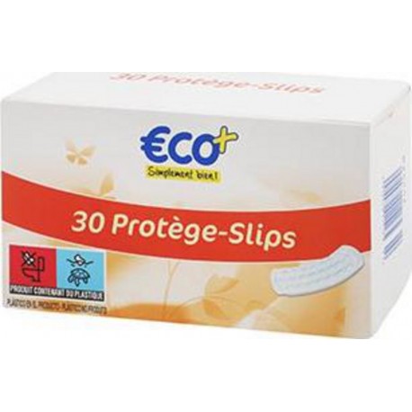 Protèges slips à plat Eco+ x30