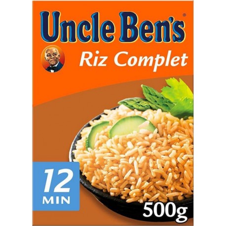 Riz complet Uncle Ben's Cuisson 12min 500g