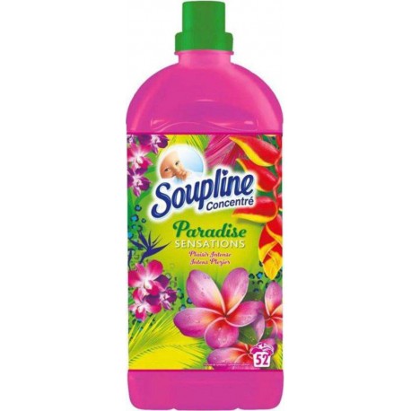 Soupline Adoucissant concentré Paradise Plaisir x52 1,2L