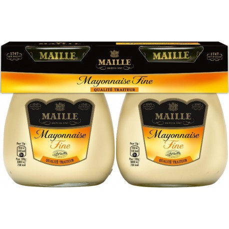 Maille Mayonnaise fine 2x125g