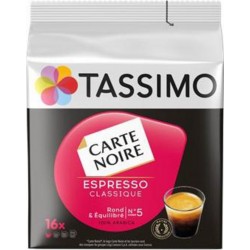 Tassimo Dosettes Carte Noire Espresso x16 104g