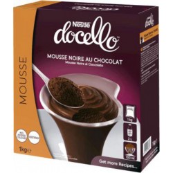 NESTLÉ Docello® Mousse Noire au Chocolat Etui de 1Kg pour 70 portions
