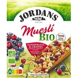 JORDANS MUESLI superfruits et graines 450g