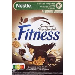 Nestlé Fitness Chocolat Noir 450g (lot de 4)