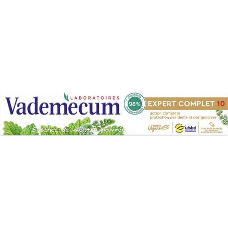 VADEMECUM Dentifrice Expert complet 10 75ml