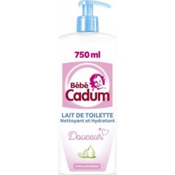 Cadum Lait de toilette hydratant visage et corps 750ml