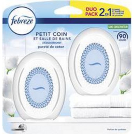 Febreze Désodorisant Petit coin coton (lot de 2)