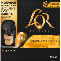 L'Or Café en capsule Barista Grand café filtre x10 107g