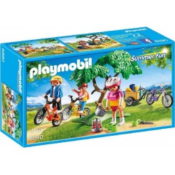 PLAYMOBIL 6890 Summer Fun - Cyclistes Avec Vélos Et Remorque