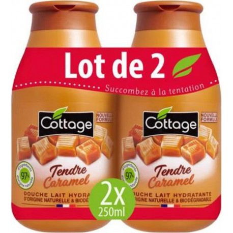 Cottage Gel douche Tendre Caramel 250ml (lot de 2) flacon 250ml