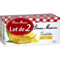 Bonne Maman Tartelettes Citron 125g (lot de 2)