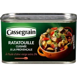 Cassegrain Ratatouille Cuisinée à la Provençale à l'Huile d'Olive Vierge-Extra 2% 380g (lot de 5)
