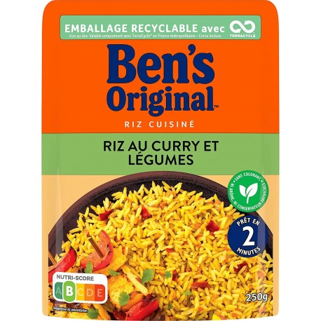 RIZ curry Ben's Original Légumes express 250g