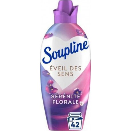 SOUPLINE Adoucissant éveil des sens Sérénité Florale 1,8L