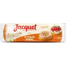 Jacquet Toasts foie gras ronds 250g