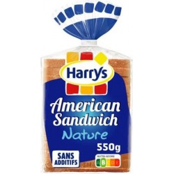 Harrys Pain de mie American Sandwich Nature 550g