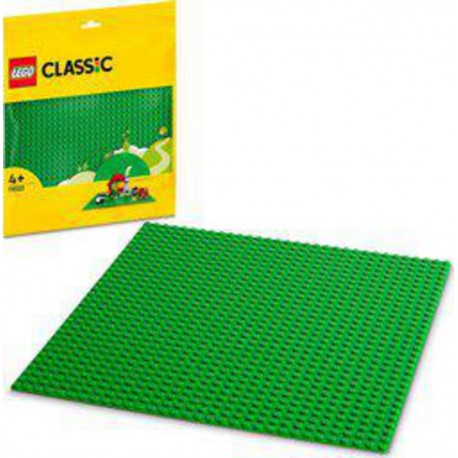 LEGO PLAQUE CONSTRUCTION VERTE